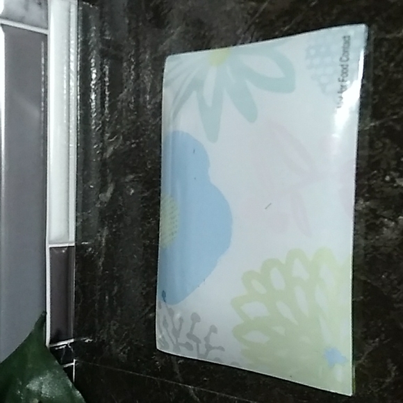 Abstract Floral Glass Art Tray - Picture 5 of 6